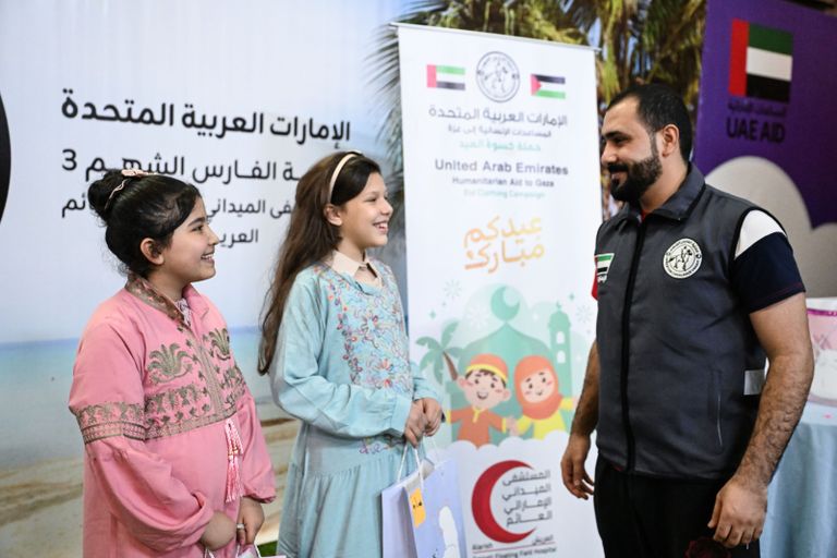 الإمارات تواصل جهودها الإنسانية في غزة