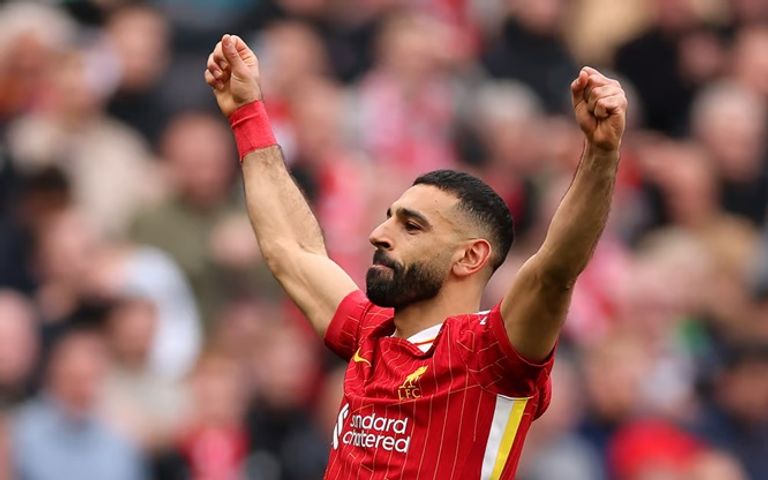 محمد صلاح روبرت ليفاندوفسكي وكيليان مبابي