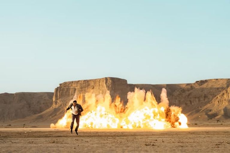 لقطة من تصوير فيلم «The Seven Dogs»