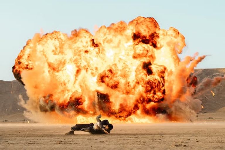 لقطة من تصوير فيلم «The Seven Dogs»