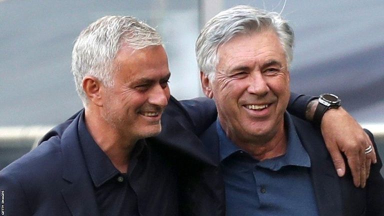 كارلو أنشيلوتي وجوزيه مورينيو