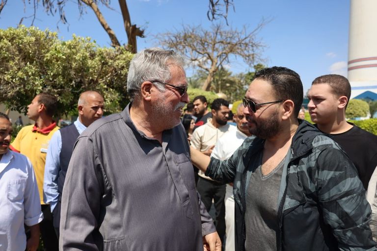 جنازة زوجة نضال الشافعي