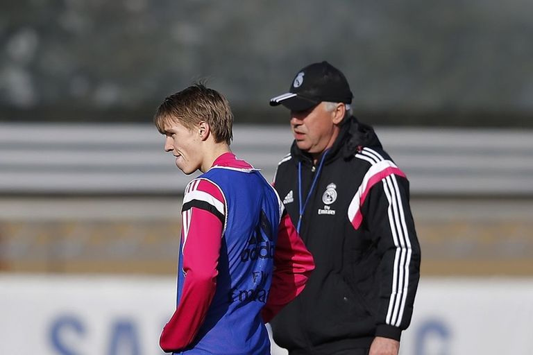 كارلو أنشيلوتي ومارتن أوديغارد