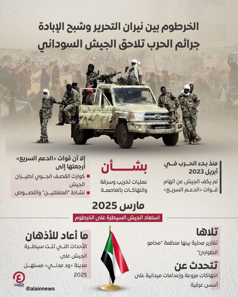 مقاتل موالٍ للجيش في أحد شوارع الخرطوم- الفرنسية