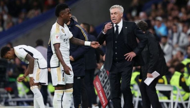 كارلو أنشيلوتي فينيسيوس جونيور وكيليان مبابي