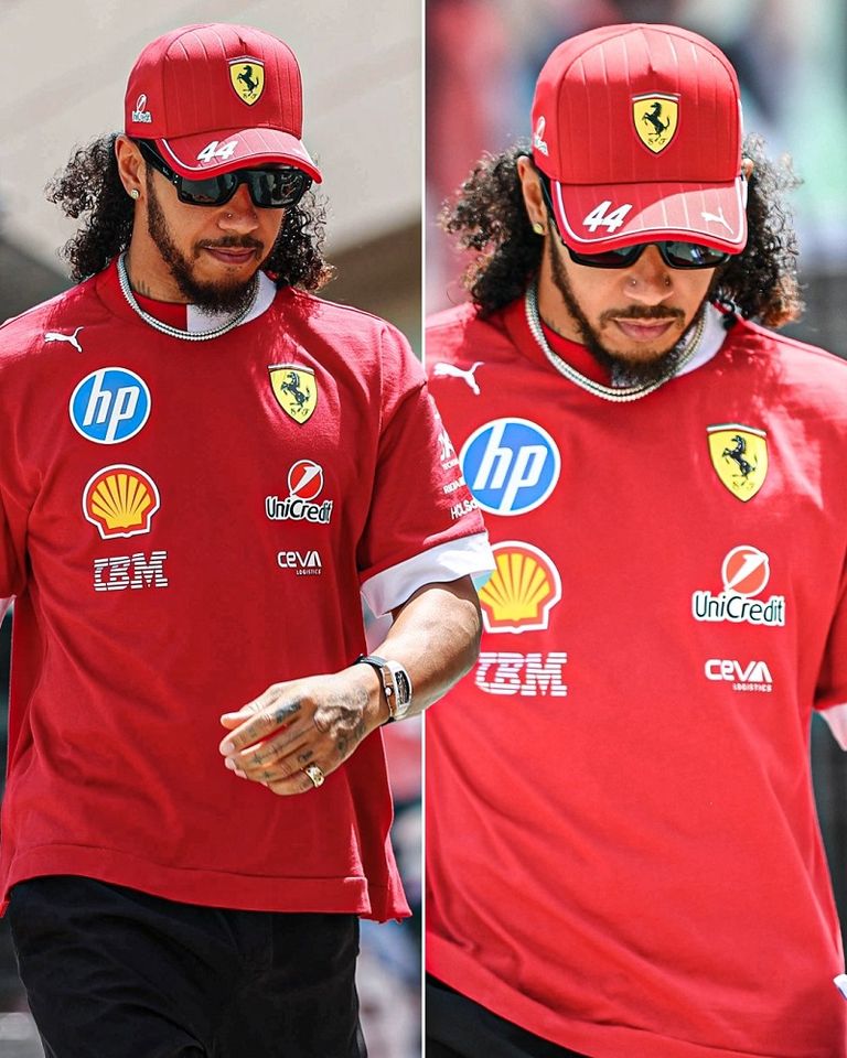 لويس هاميلتون مع فيراري