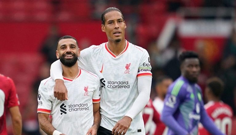 محمد صلاح وفيرجل فان دايك المصري محمد صلاح