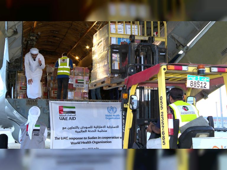 الإمارات تكثف الدعم الإغاثي والإنساني للسودان