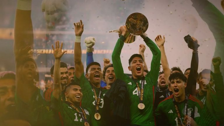منتخب المكسيك حامل لقب الكأس الذهبية الكأس الذهبية