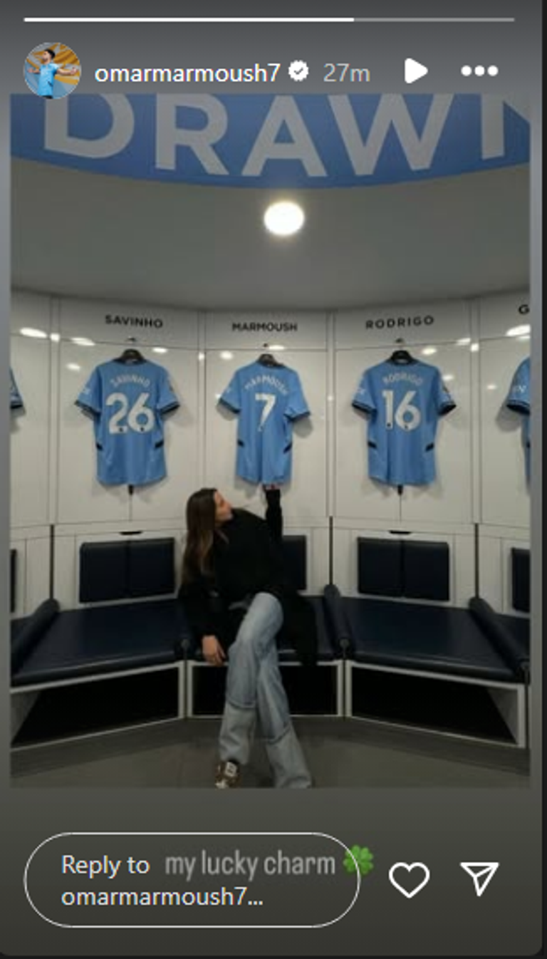 عمر مرموش نجم مانشستر سيتي