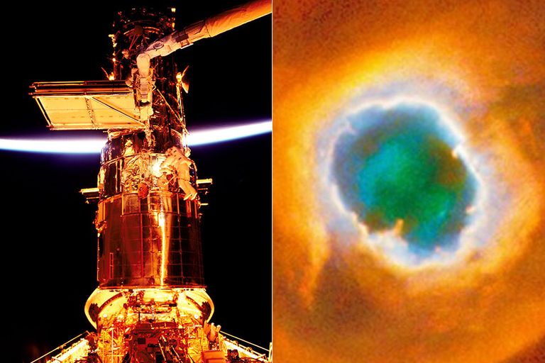 سديم "كوهوتيك 4-55" كما ظهر في صورة هابل الأخيرة