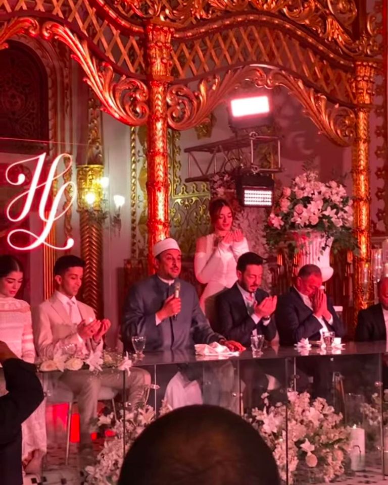 عقد قران ليلى أحمد زاهر وهشام جمال عقد قران ليلى أحمد زاهر وهشام جمال