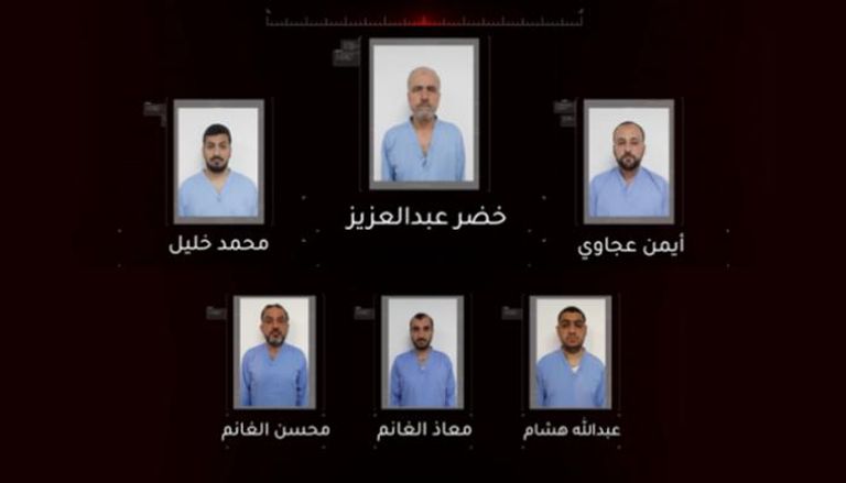 بعض المتهمين في القضايا