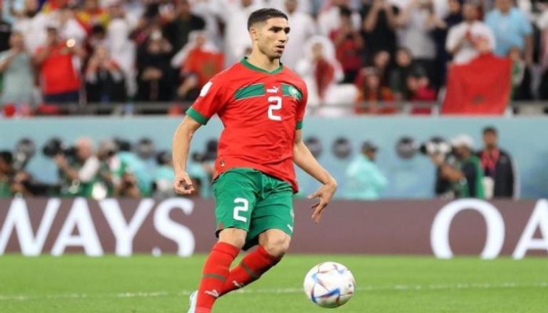 أشرف حكيمي نجم منتخب المغرب