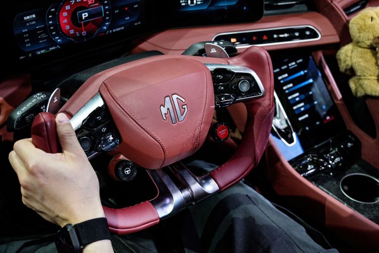 معرض شنغهاي للسيارات - أ ف ب معرض شنغهاي للسيارات - أ ف ب