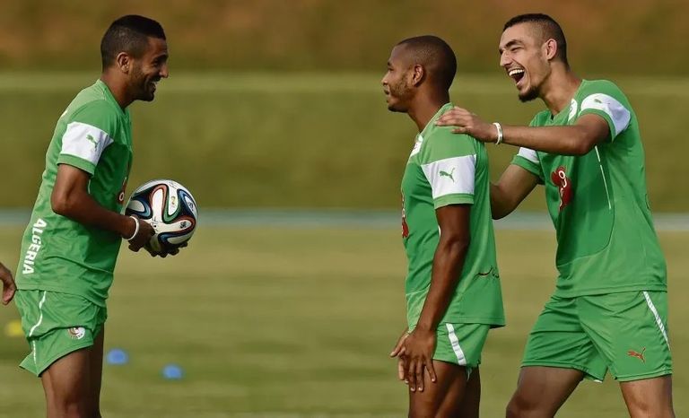 بن طالب وبراهيمي نبيل بن طالب، نجم منتخب الجزائر