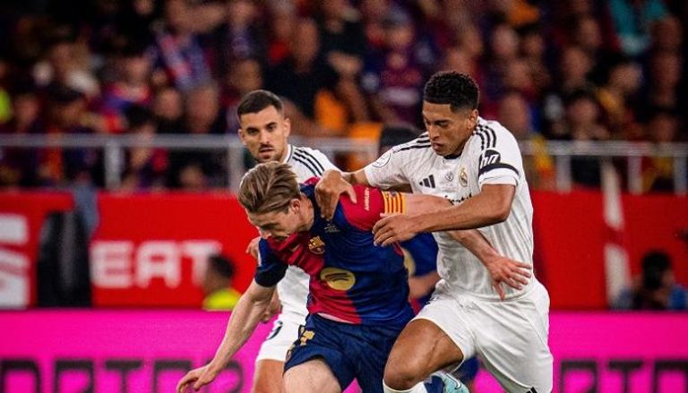 جانب من مباراة برشلونة وريال مدريد