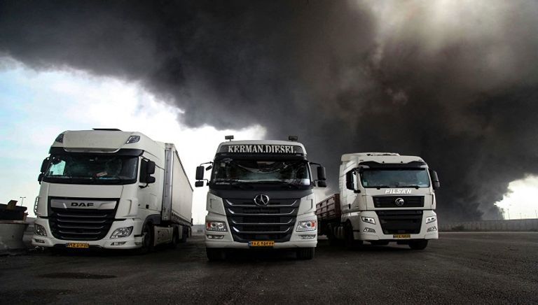 حريق ضخم في 