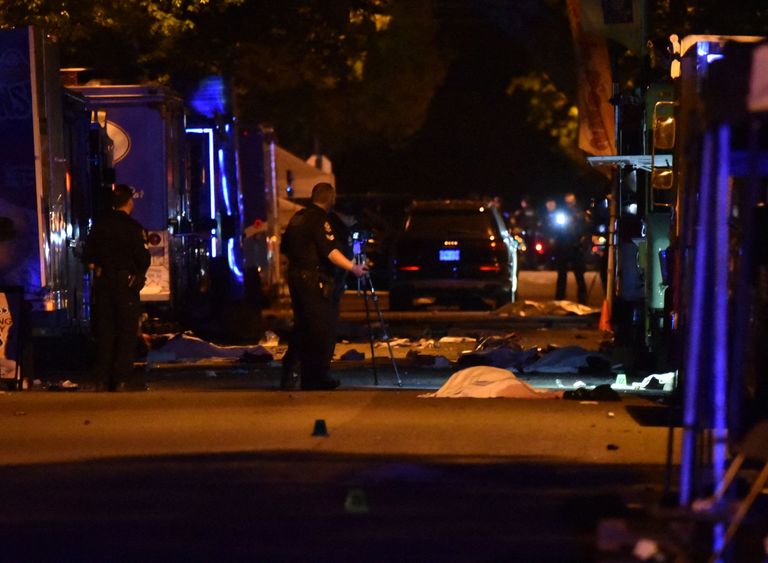 الشرطة الكندية في موقع الحادث