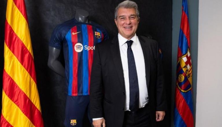 خوان لابورتا رئيس برشلونة
