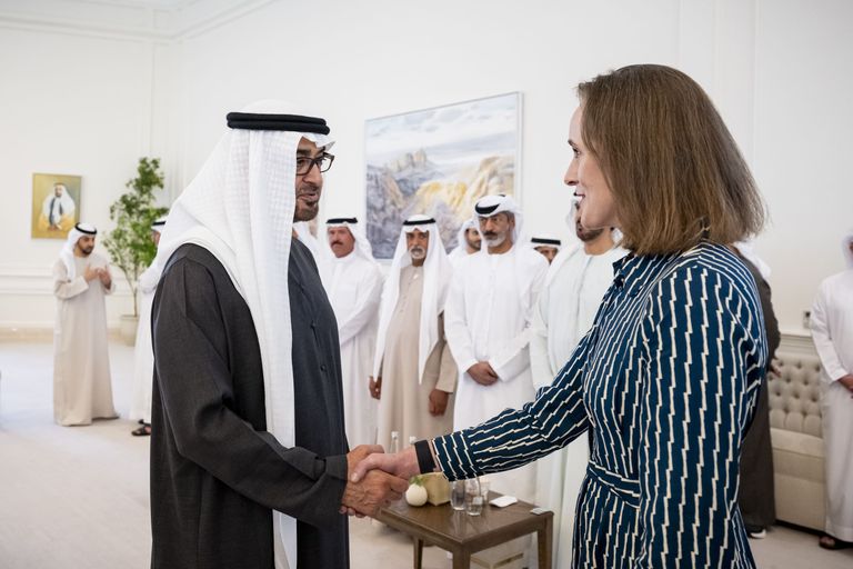 استقبال رئيس دولة الإمارات للمشاركين في مؤتمر العلوم السلوكية العالمي 2025