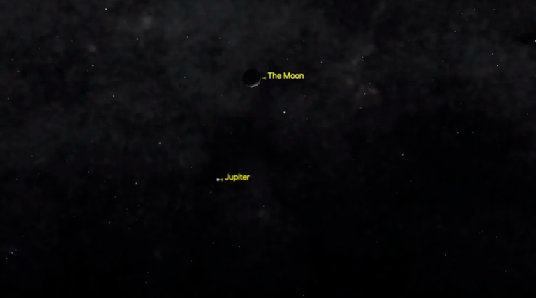 هلال ذي القعدة يعانق المشتري  اليوم