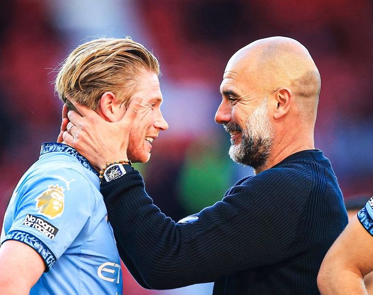 دي بروين وغوارديولا