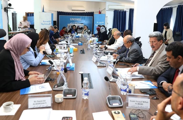 جانب من المشاورات الأممية بشأن الانتخابات في ليبيا