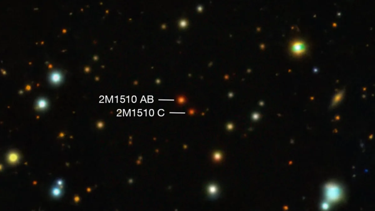 اكتشاف أول كوكب يدور حول نجمين فاشلين اكتشاف أول كوكب يدور حول نجمين فاشلين