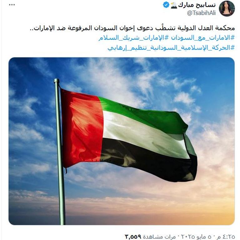 المساعدات الإماراتية للسودان لم تنقطع منذ بداية الحرب