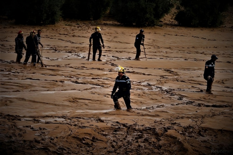 مقتل بلجيكية وابنها في السيول جنوب الأردن