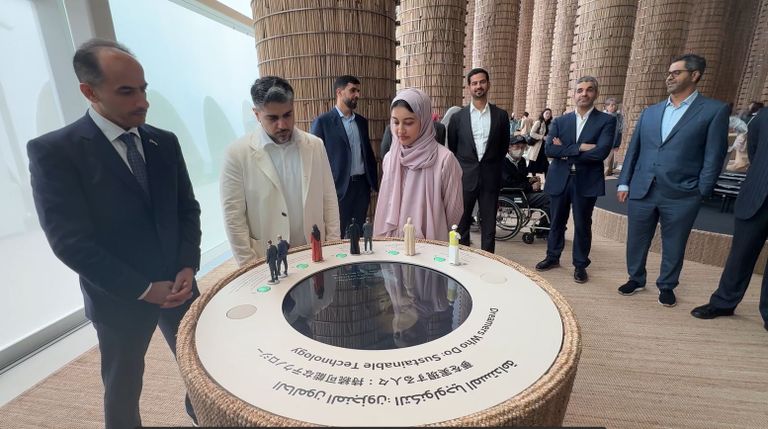 جانب من الزيارة