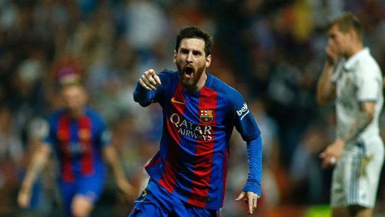 ليونيل ميسي برشلونة وريال مدريد