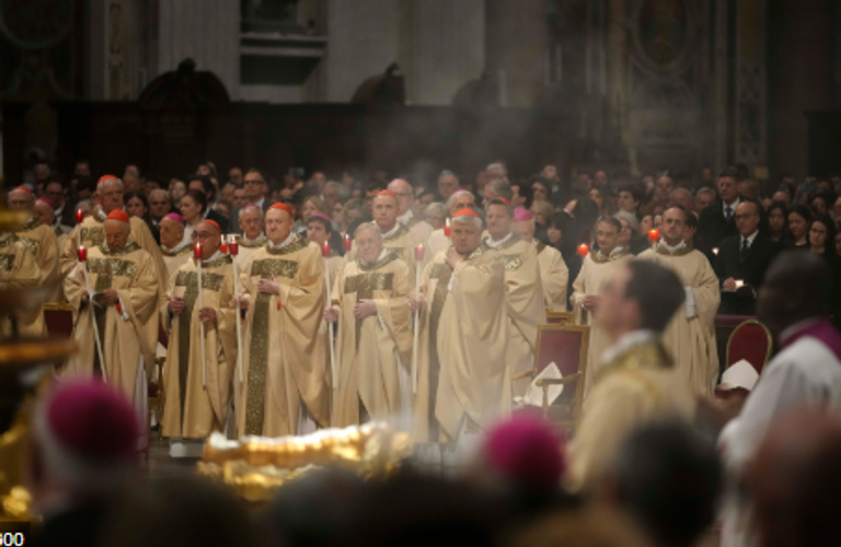 فرحة اختيار البابا الجديد