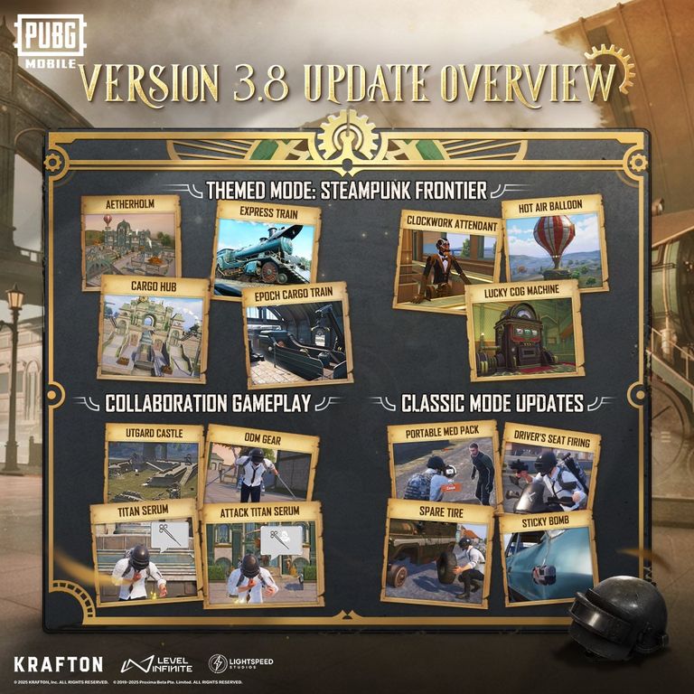 تحديث ببجي موبايل PUBG MOBILE 3.8