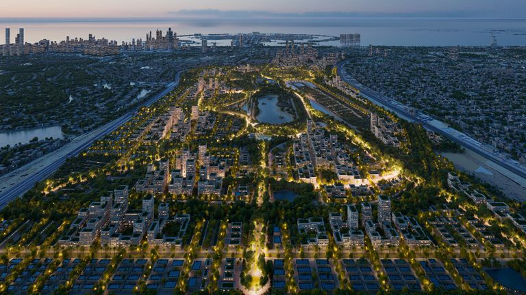 شراكة عالمية لتحول تاريخي في «مضمار جبل علي» جانب من الإعلان عن المشروع الجديد