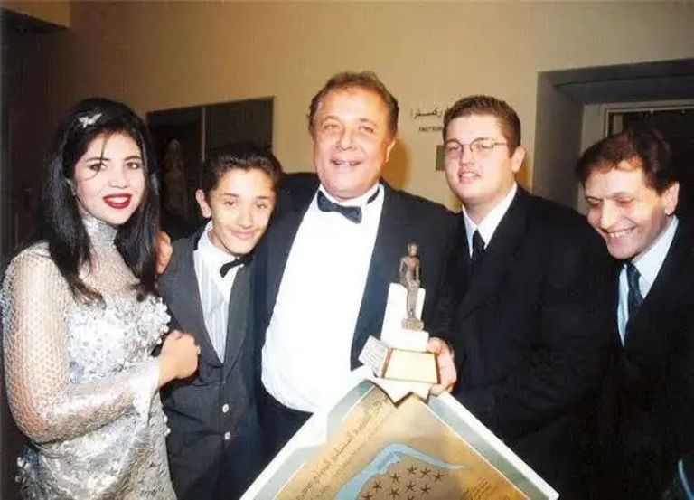 بوسي شلبي وزوجها الراحل محمود عبدالعزيز