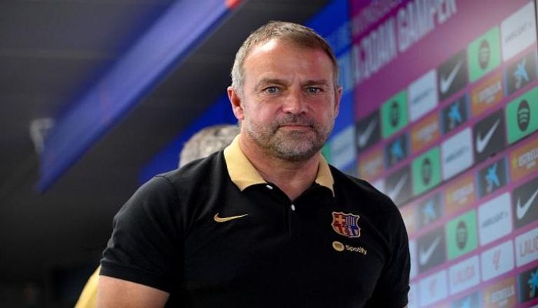 هانز فليك مدرب برشلونة