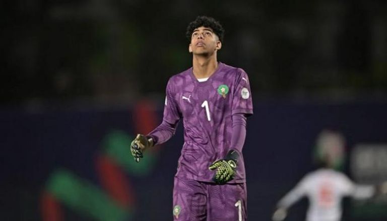 شعيب بلعروش، حارس منتخب المغرب للناشئين