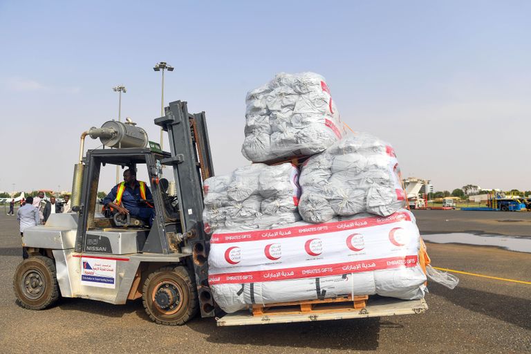 جانب من الاستجابة الإماراتية للسودان بالتعاون مع منظمة الصحة العالمية