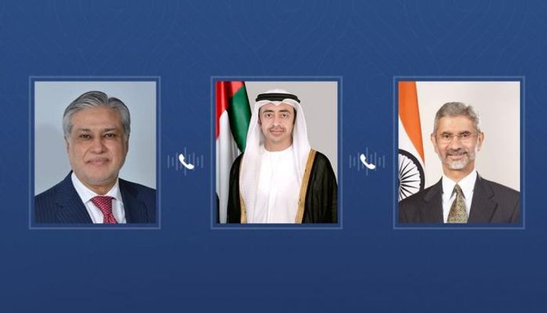 عبدالله بن زايد يجري اتصالين بوزيري خارجية الهند وباكستان
