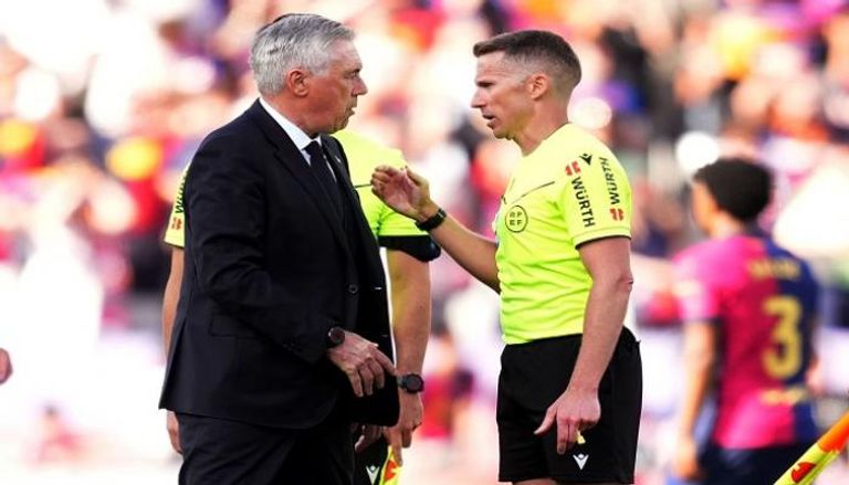 كارلو أنشيلوتي بعد كلاسيكو برشلونة وريال مدريد