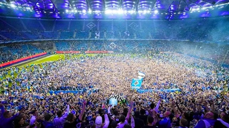 جماهير هامبورغ فريق هامبورغ