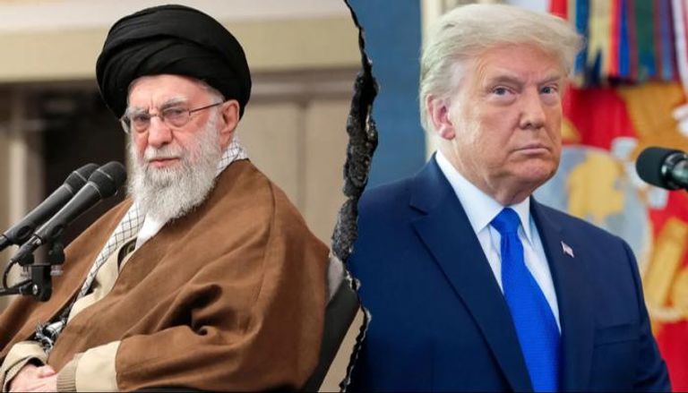 الرئيس الأمريكي دونالد ترامب ومرشد إيران علي خامنئي