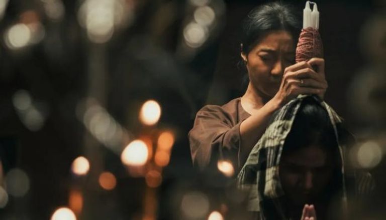 مشهد من فيلم Mother Bhumi