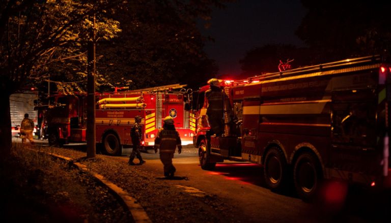 انفجار خلال عملية تدمير ذخيرة في إندونيسيا انفجار خلال عملية تدمير ذخيرة في إندونيسيا