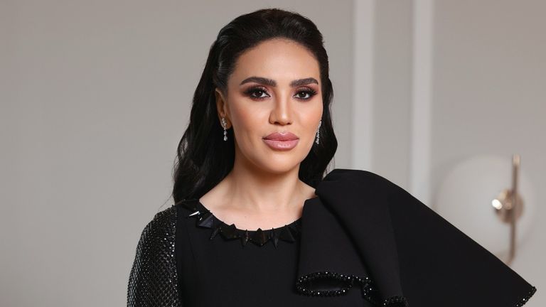 مي فاروق رفقة أبنائها