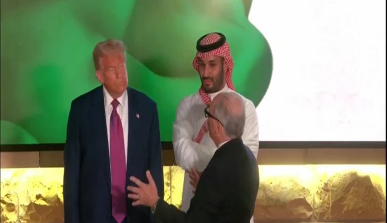 ولي العهد السعودي والرئيس الأمريكي في الدرعية