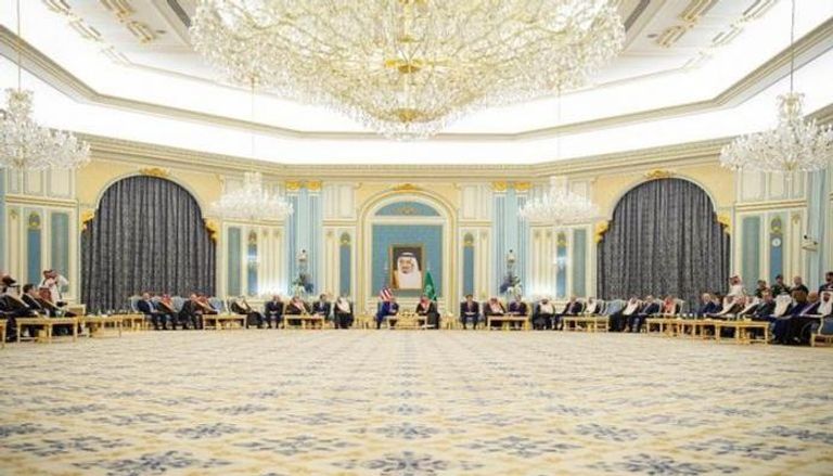 جانب من زيارة الرئيس الأمريكي دونالد ترامب للسعودية
