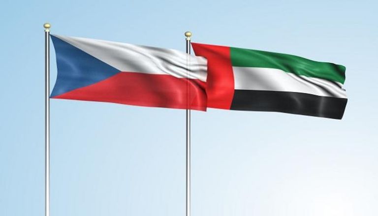 علما دولتي الإمارات والتشيك